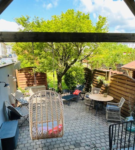Private Terrasse mit "Schaukel" Private Terrasse
